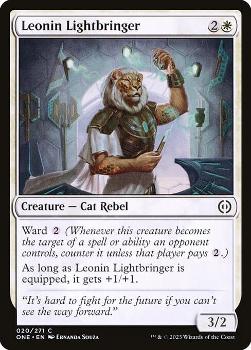Leonin Lightbringer 2023 Magic: The Gathering Phyrexia: All Will Be One