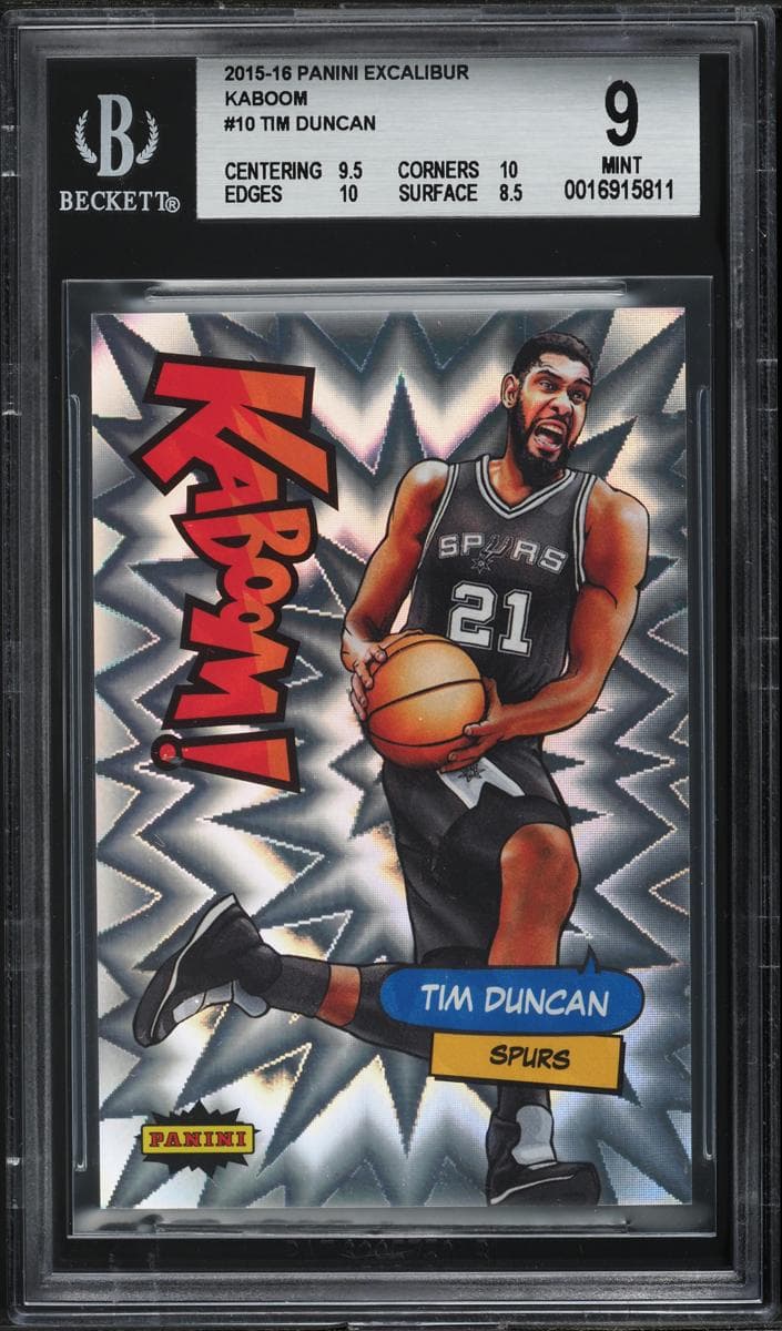 Tim Duncan 2015 panini Excalibur