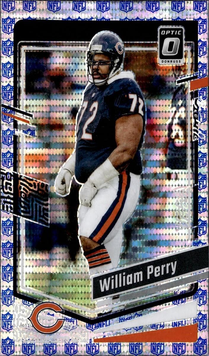 William Perry 2023 panini Donruss Optic