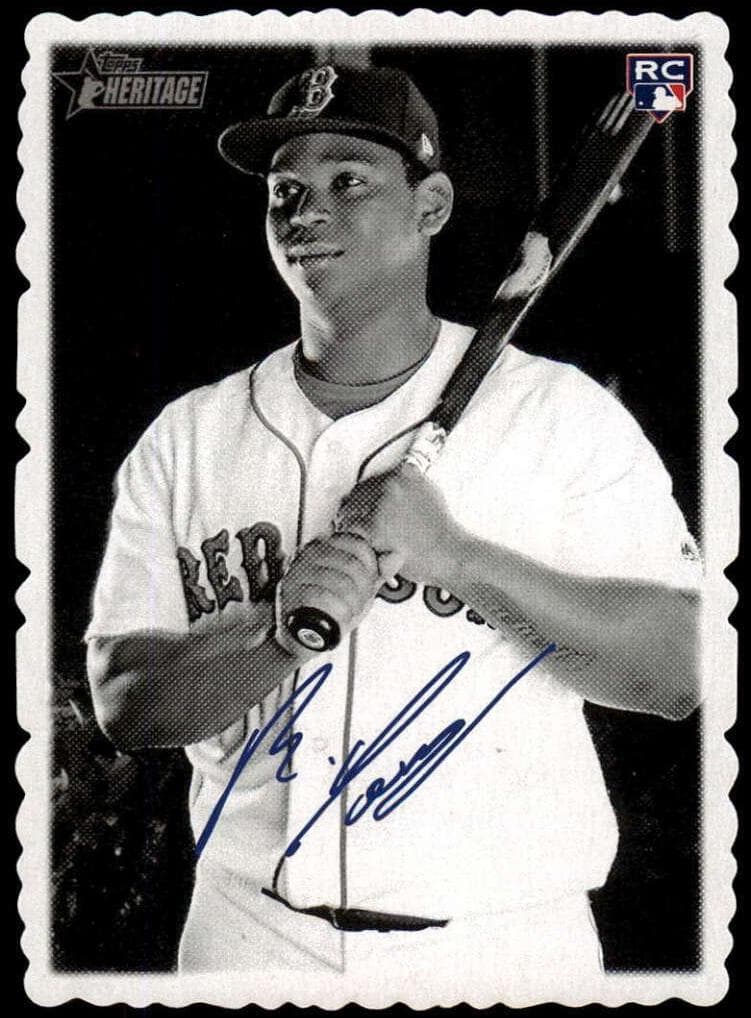 Rafael Devers 2018 topps Topps Heritage