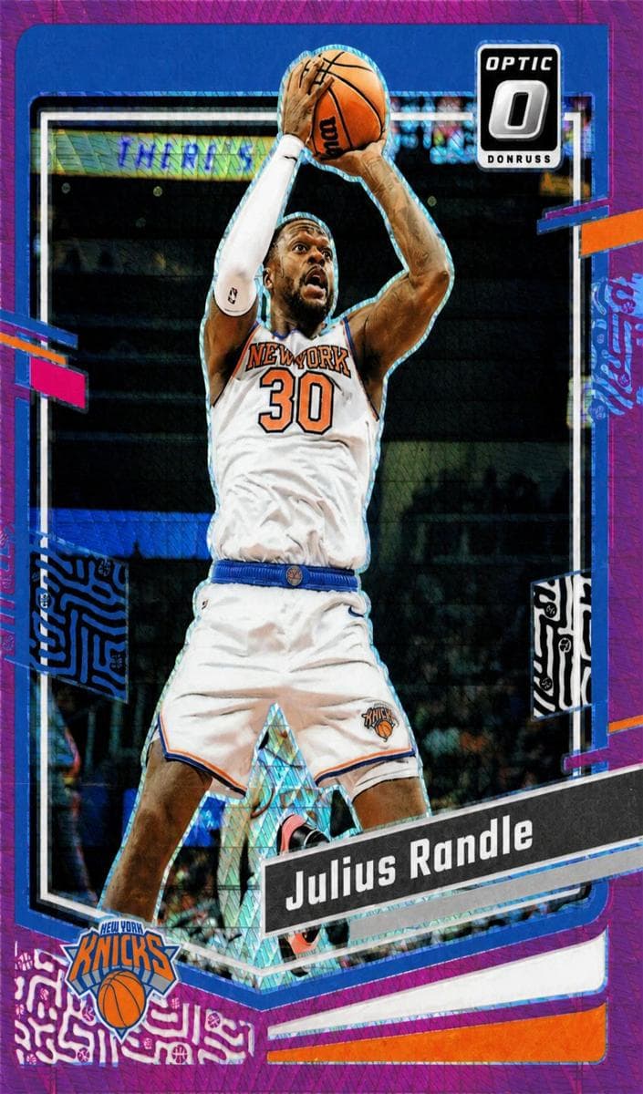 Julius Randle 2023 panini Donruss Optic
