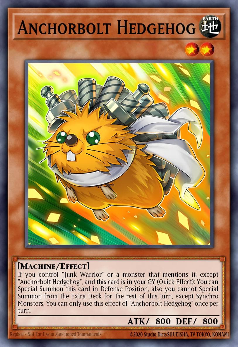 Anchorbolt Hedgehog 2025 Yu-Gi-Oh! Legendary 5D's Decks