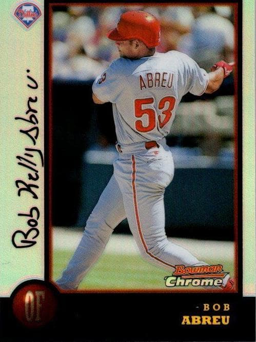 Bob Abreu 1998 bowman Bowman Chrome