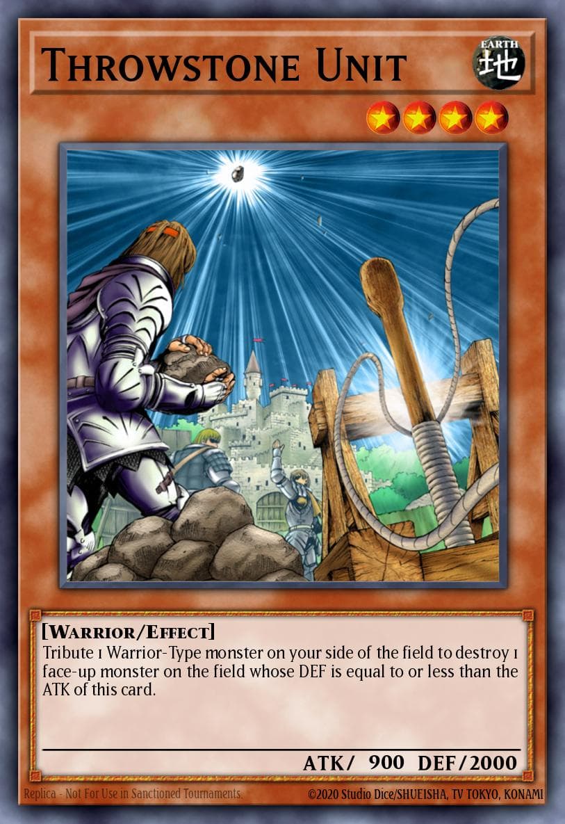 Throwstone Unit 2003 Yu-Gi-Oh! Legacy of Darkness
