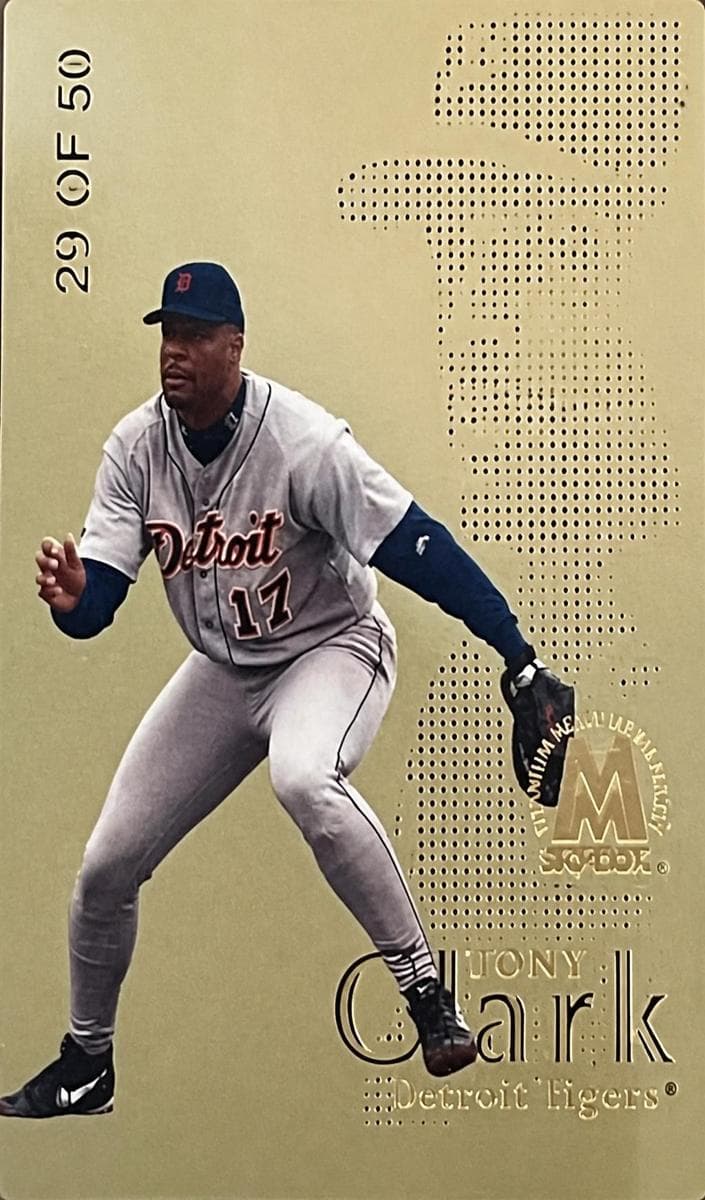 Tony Clark 1999 fleer SkyBox Molten Metal