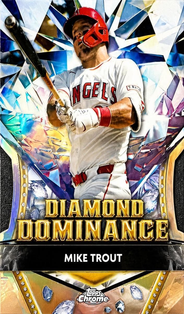 Mike Trout 2024 topps Topps Chrome Update