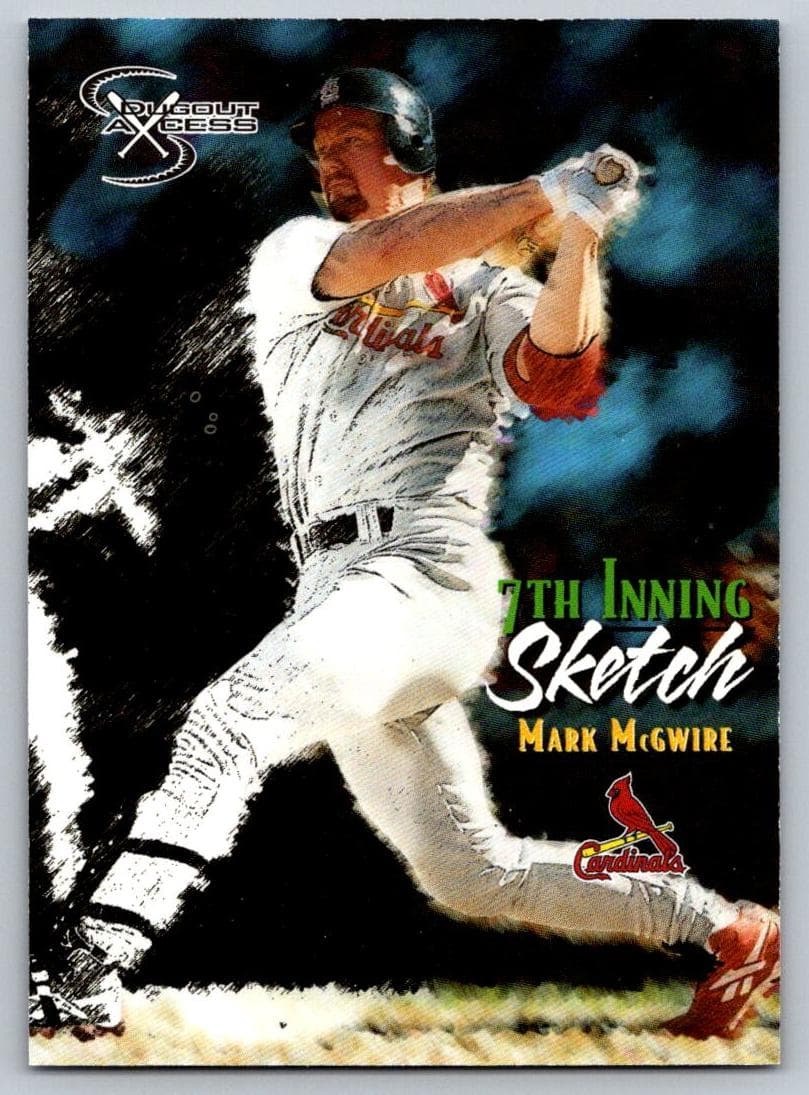 Mark McGwire 1998 skybox Dugout Axcess