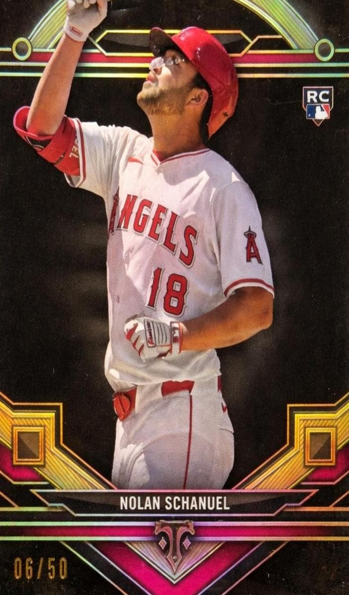 Nolan Schanuel 2024 topps Topps Triple Threads