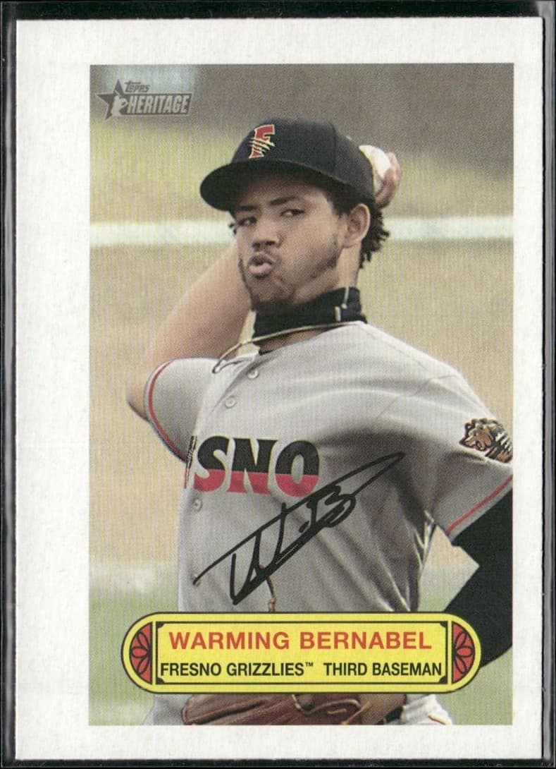 Warming Bernabel Minor 2022 Topps Heritage
