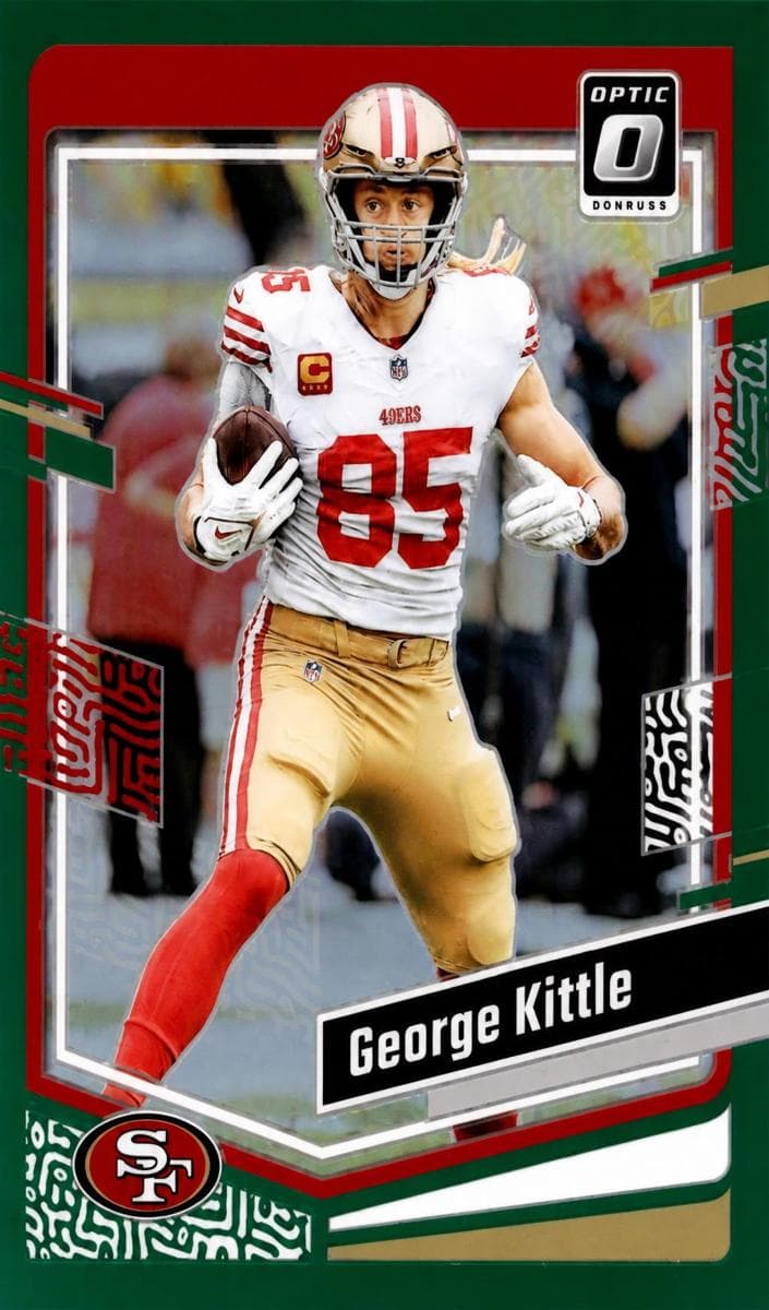 George Kittle 2023 panini Donruss Optic