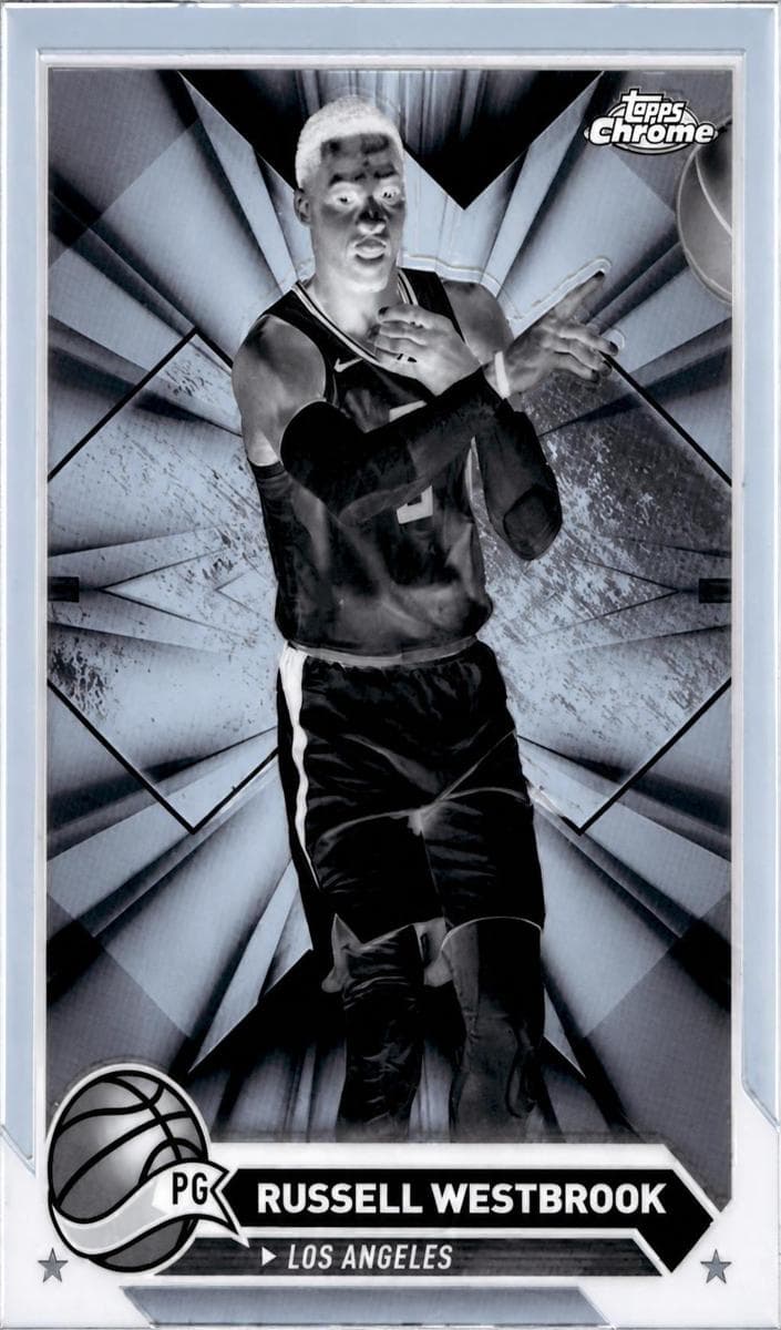 Russell Westbrook 2023 topps Topps Chrome