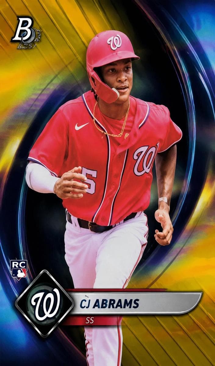 CJ Abrams 2022 bowman Bowman Platinum