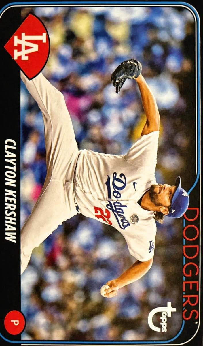 Clayton Kershaw 2024 topps Topps