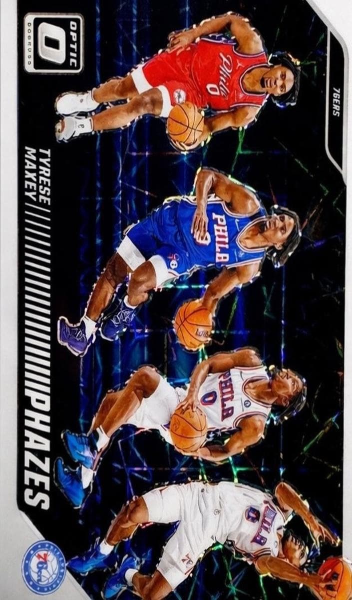 Tyrese Maxey 2024 panini Donruss Optic
