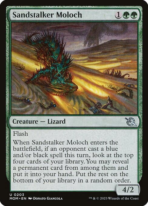 Sandstalker Moloch 2023 Magic: The Gathering March of the Machine