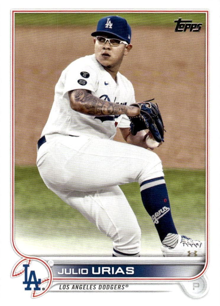 Julio Urias 2022 topps Topps