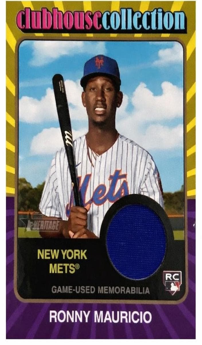Ronny Mauricio 2024 topps Topps Heritage