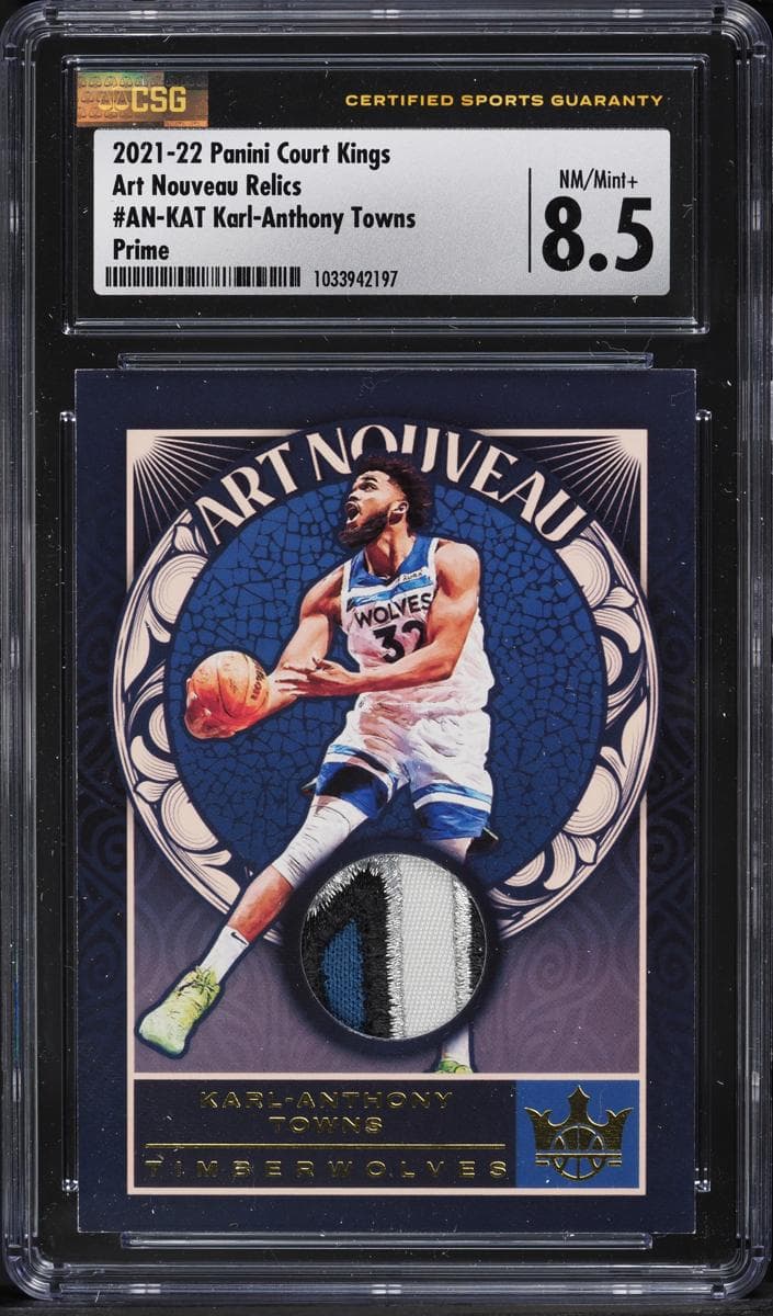 Karl-Anthony Towns 2021 panini