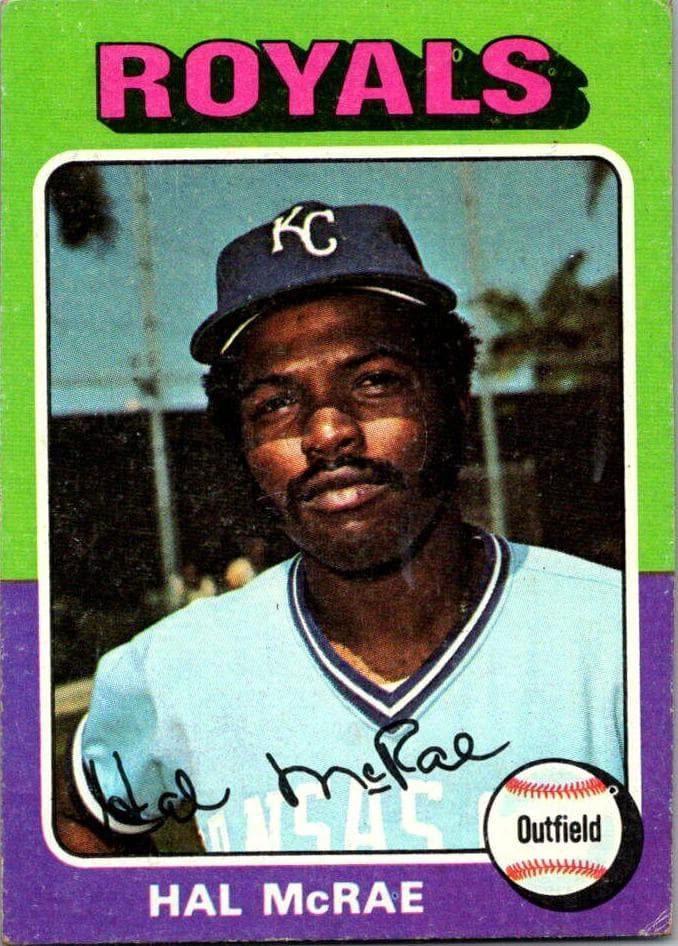 Hal McRae 1975 topps Topps