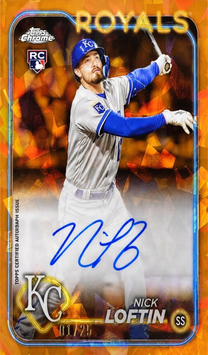 Nick Loftin 2024 topps Topps Chrome Sapphire Edition