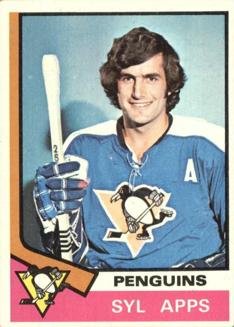 Syl Apps 1974 topps Topps
