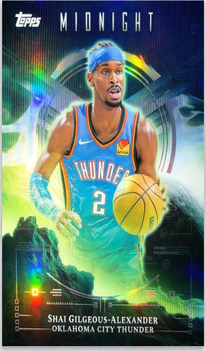 Shai Gilgeous-Alexander 2025 topps Topps Midnight