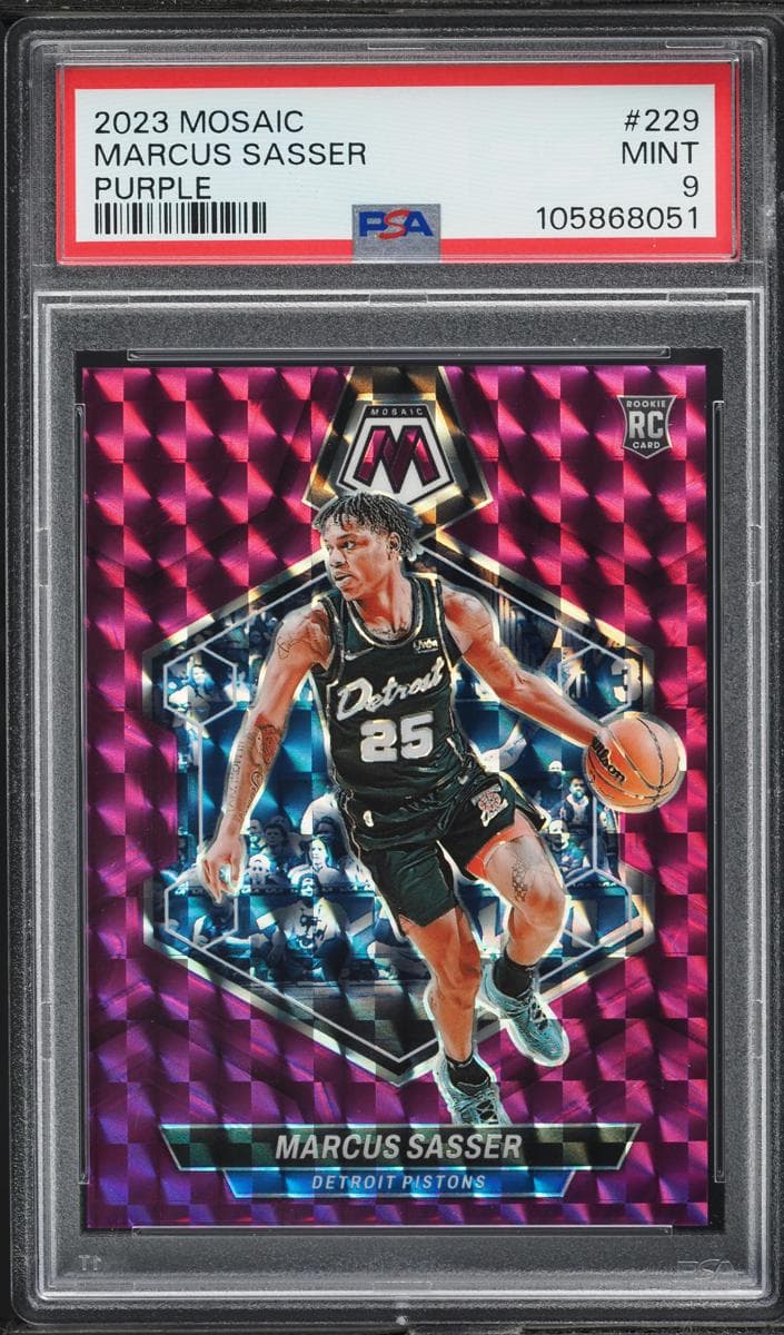 Marcus Sasser 2023 panini Panini Mosaic