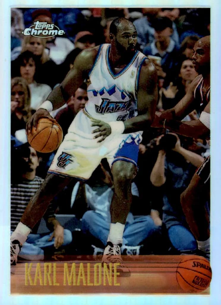 Karl Malone 1996 topps Chrome