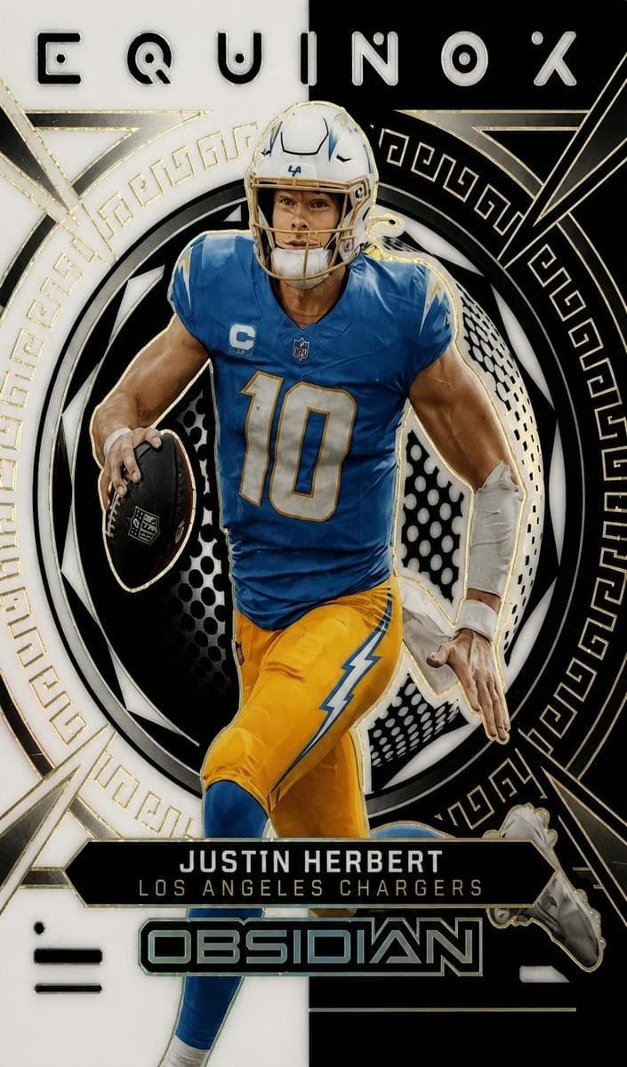 Justin Herbert 2023 panini Panini Obsidian
