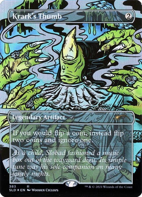 Krark's Thumb // Krark's Thumb 2019 Magic: The Gathering Secret Lair Drop