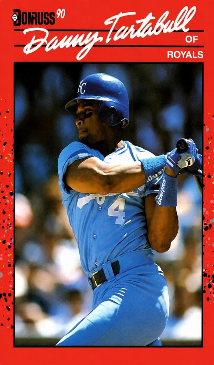 Danny Tartabull 1990 panini Donruss