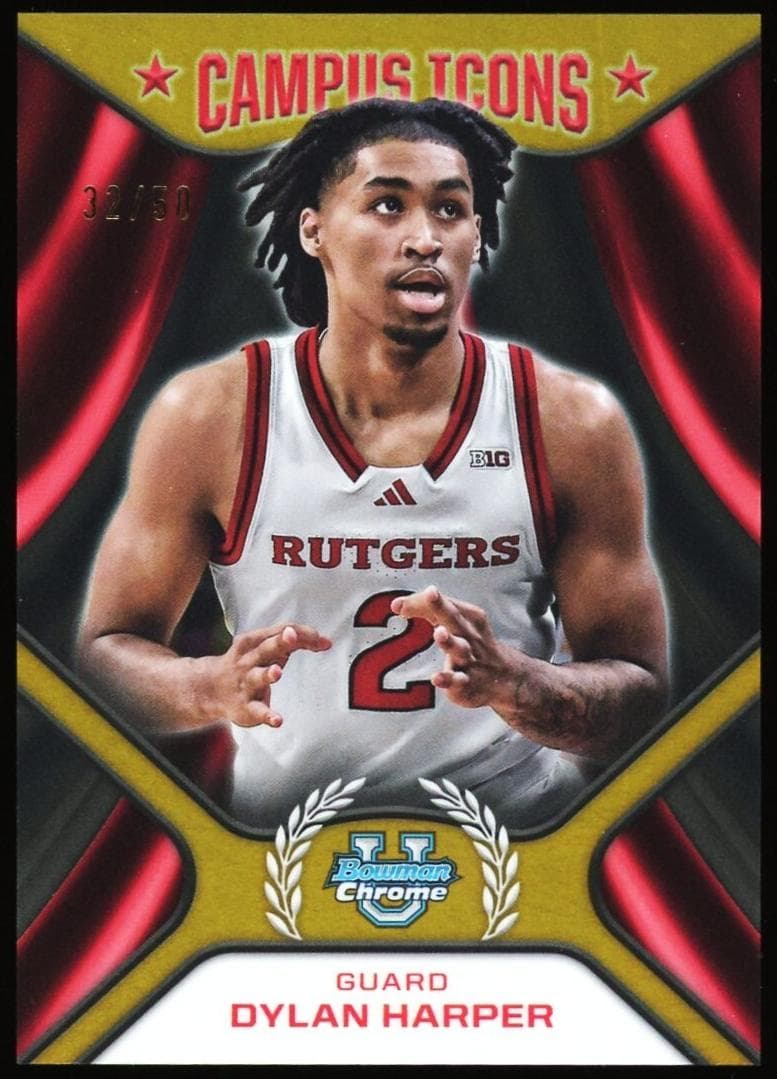Dylan Harper 2024 bowman Bowman University Chrome