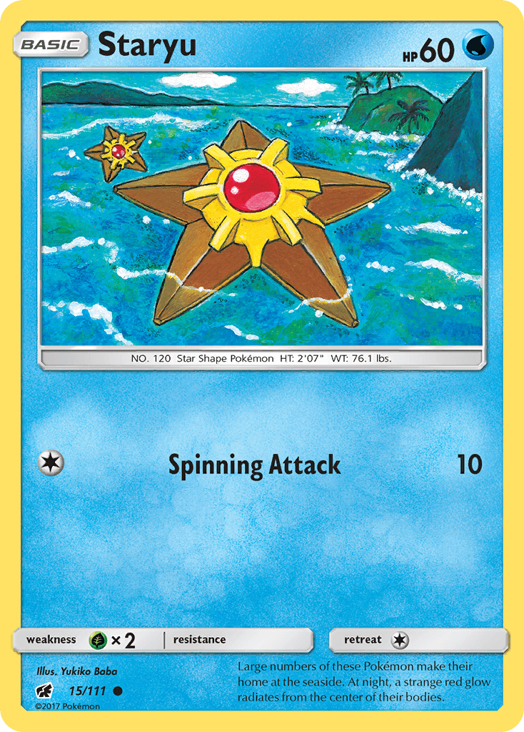 Staryu 2017 Pokemon Crimson Invasion