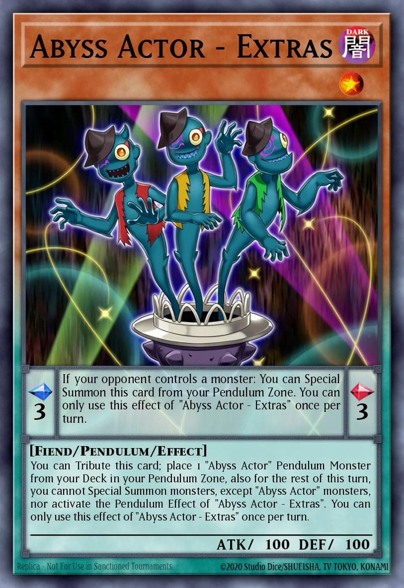 Abyss Actor - Extras 2016 Yu-Gi-Oh!