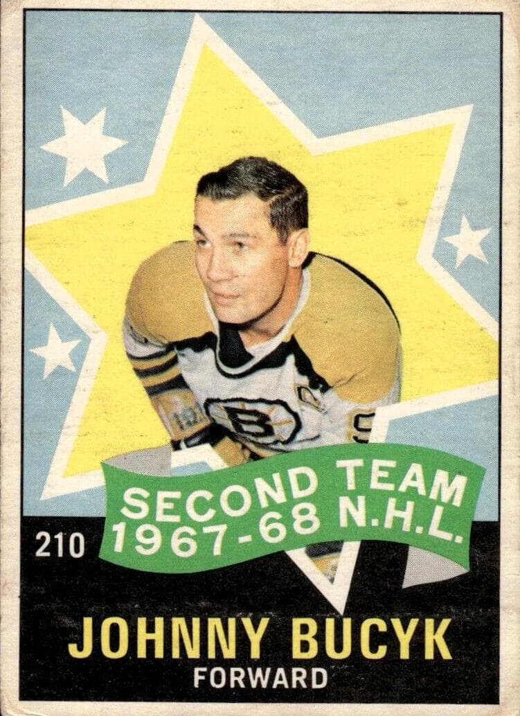 Johnny Bucyk 1968 topps O-Pee-Chee
