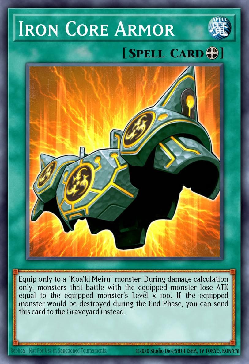 Iron Core Armor 2009 Yu-Gi-Oh! Stardust Overdrive