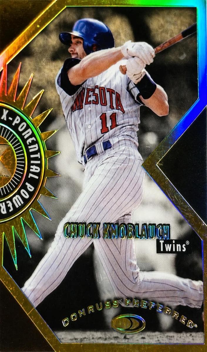 Chuck Knoblauch 1997 panini Donruss Preferred