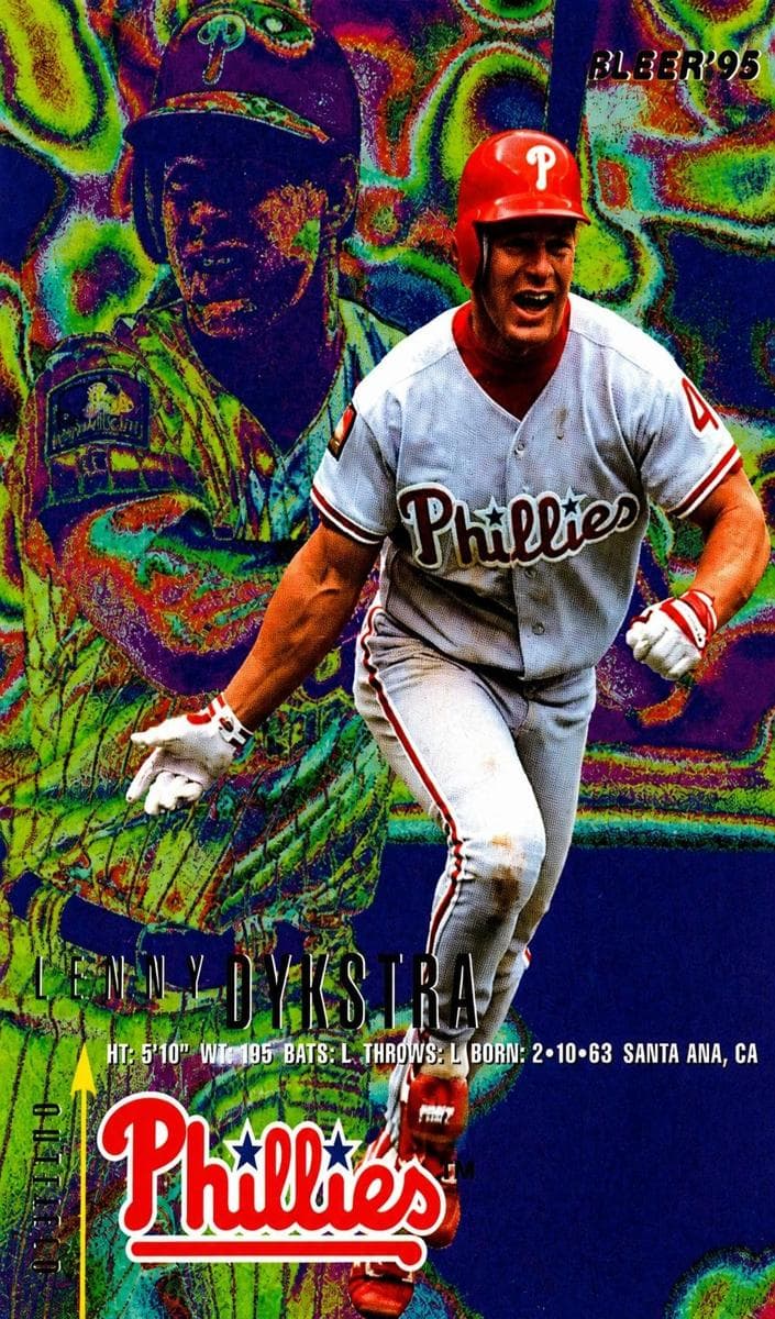 Lenny Dykstra 1995 fleer Fleer