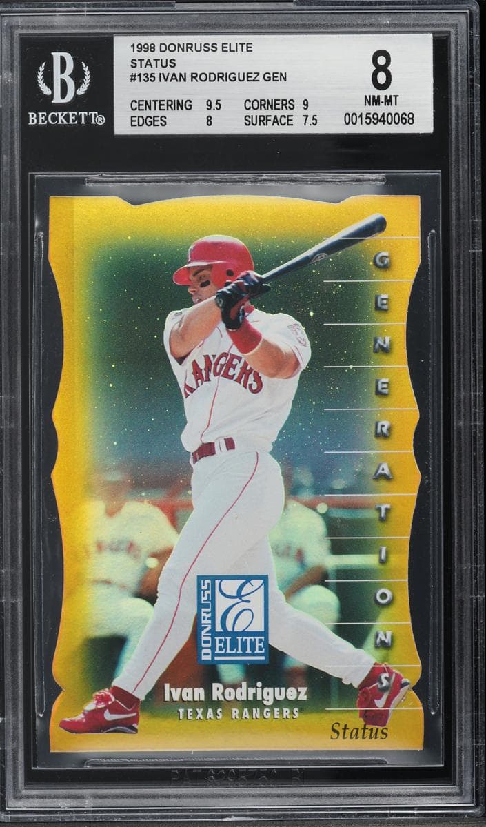Ivan Rodriguez 1998 panini Donruss Elite