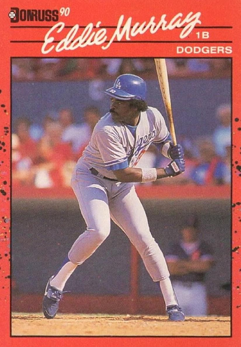 Eddie Murray 1990 panini Donruss