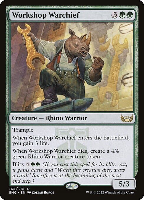 Workshop Warchief 2022 Magic: The Gathering Streets of New Capenna