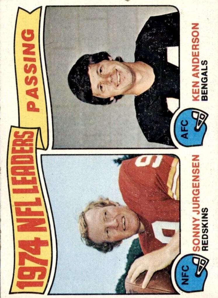 1974 NFL Passing Leaders (Sonny Jurgensen / Ken Anderson) #2