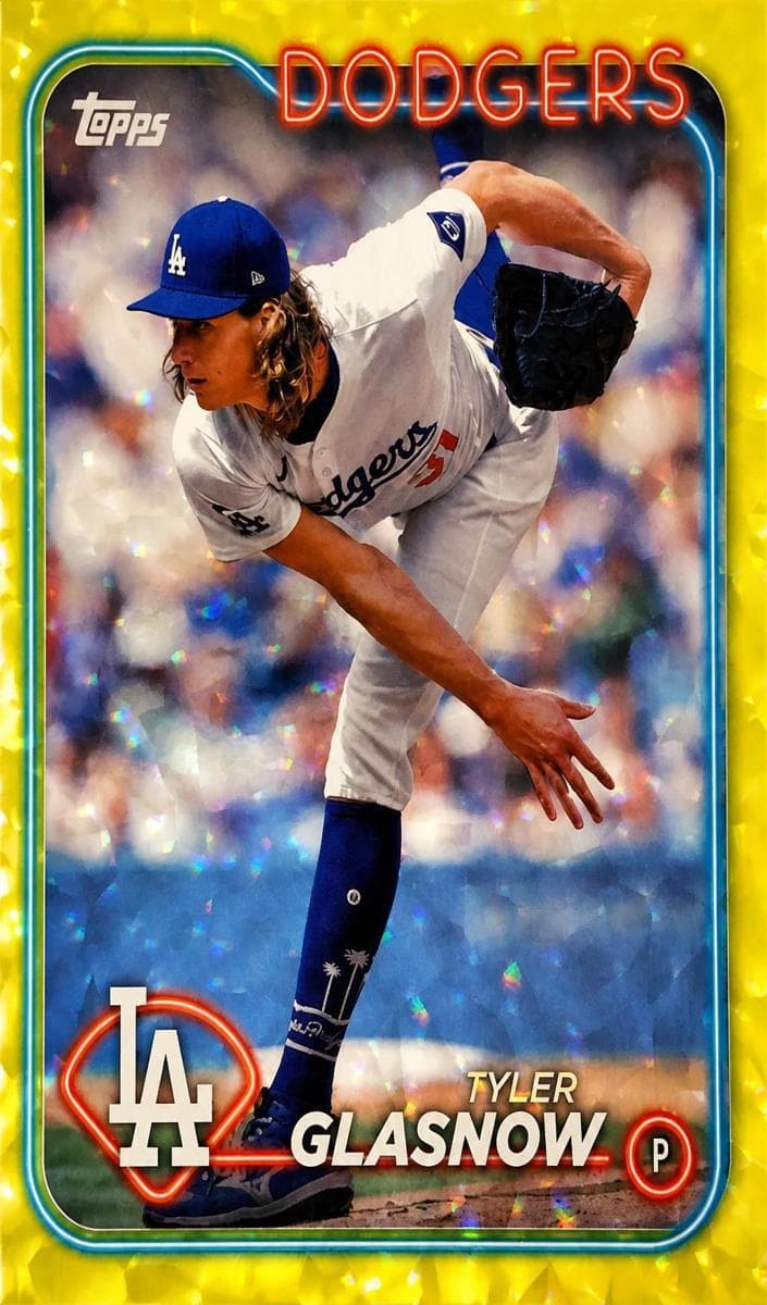 Tyler Glasnow 2024 topps Topps Update