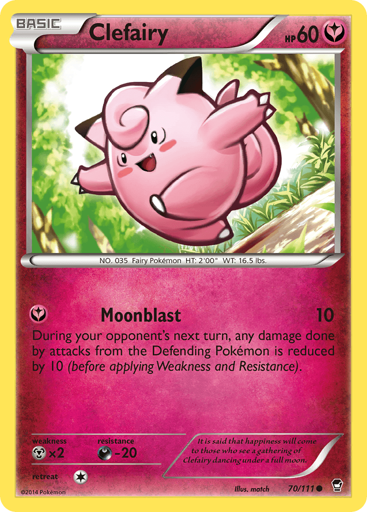 Clefairy 2014 Pokemon Furious Fists