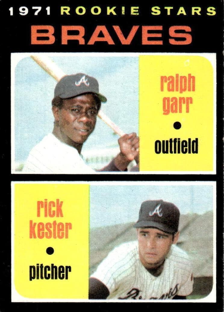 Braves 1971 Rookie Stars (Ralph Garr / Rick Kester) #494