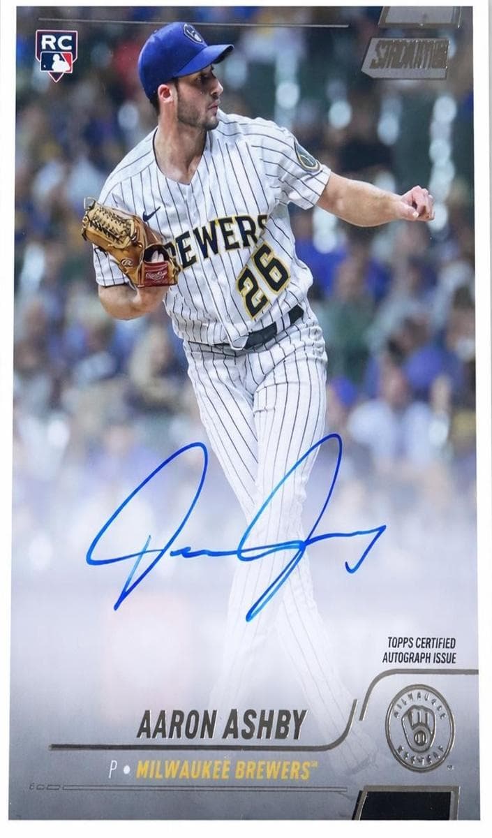 Aaron Ashby 2022 unknown Stadium Club Chrome