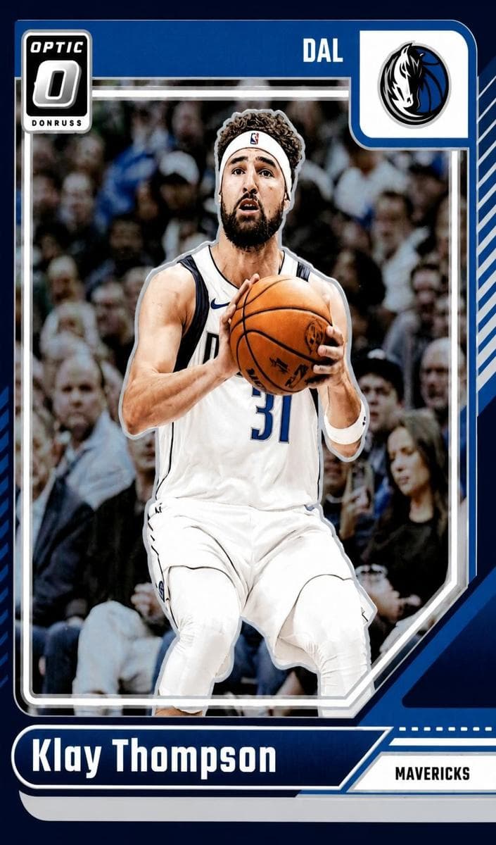 Klay Thompson 2024 panini Donruss Optic