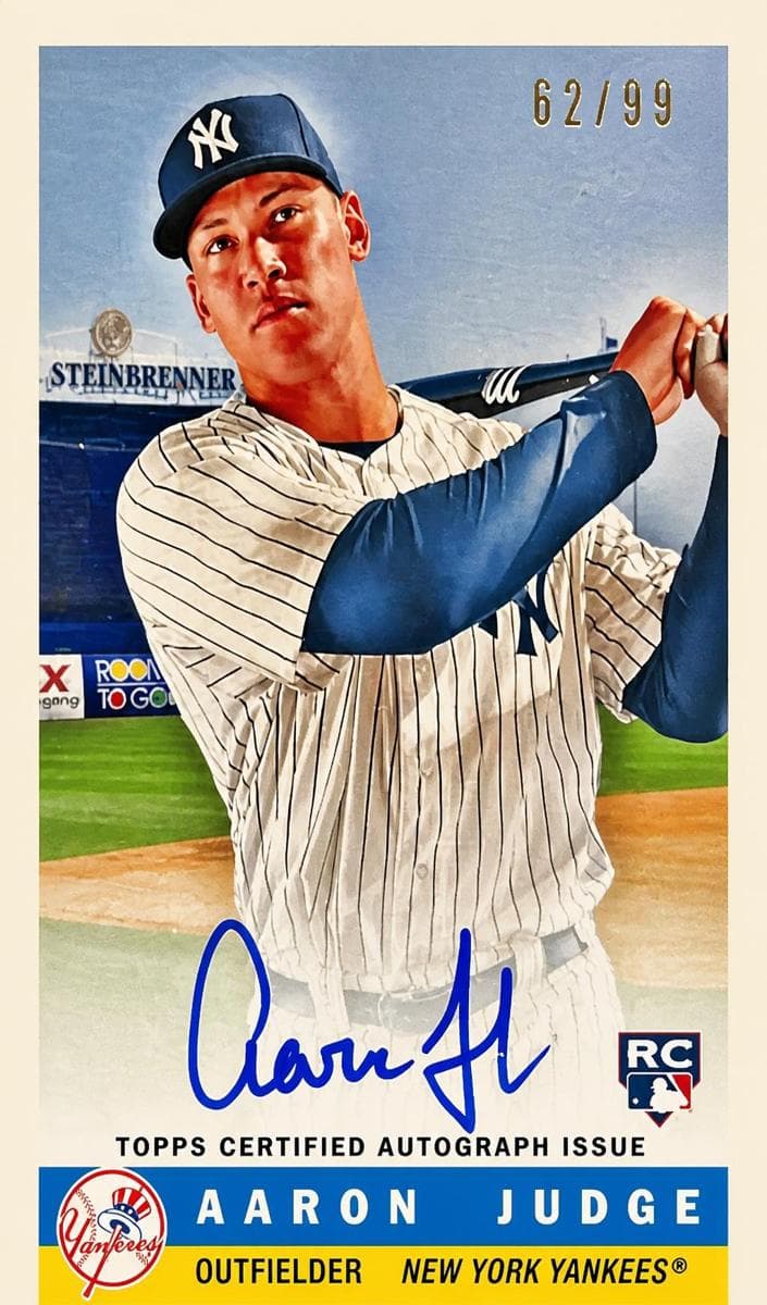 Aaron Judge 2017 topps Topps Archives