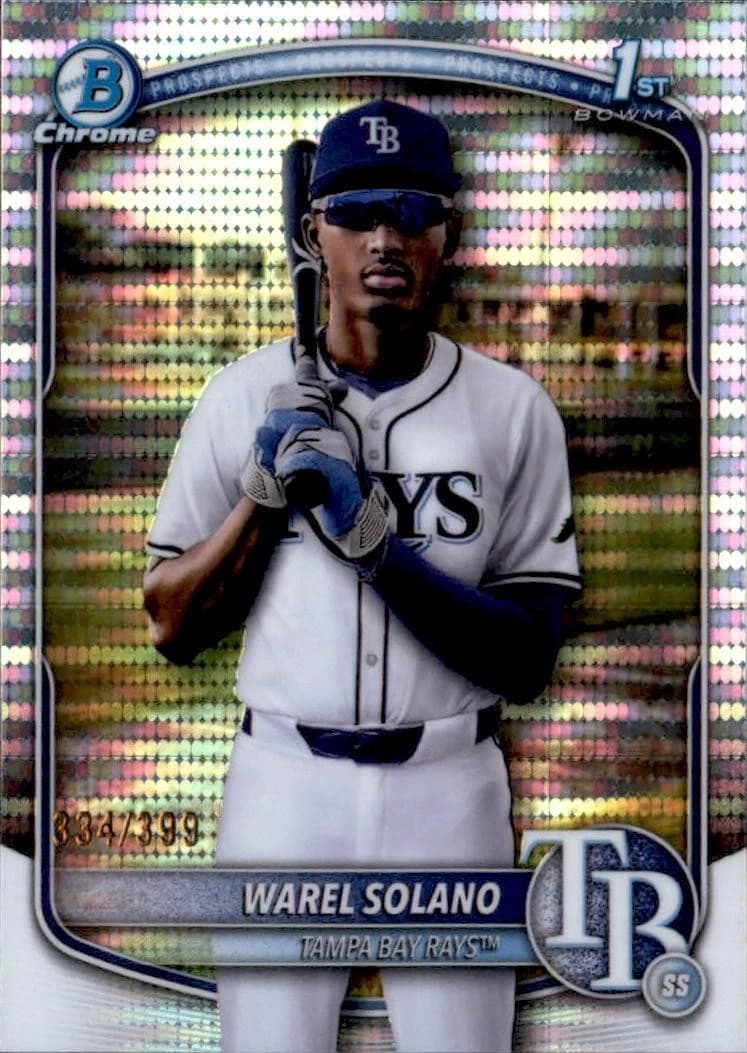 Warel Solano trading card