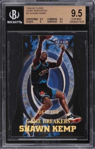 Shawn Kemp 1999 fleer Fleer Tradition